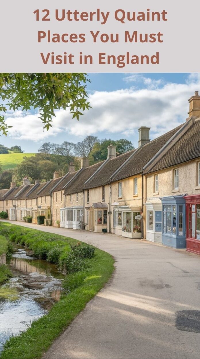 England is a country rich in history, picturesque landscapes, and charming villages that transport you to another era. Whether you’re looking for cobblestone streets, thatched-roof cottages, or breathtaking countryside, England has it all. Here are 12 utterly quaint places you must visit in England.