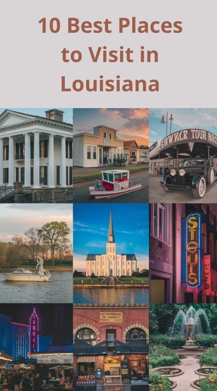 When people think of visiting Louisiana, the first place that often comes to mind is New Orleans—and for good reason. It’s one of the most vibrant cities in the Southern United States. But Louisiana is much more than just The Big Easy. This diverse and fascinating state has stunning bayous, rich cultural history, and hidden gems waiting to be explored. If you’re planning a Louisiana road trip, you’re in for a treat. Here are the 10 best places to visit that will give you a true taste of what makes this state special.